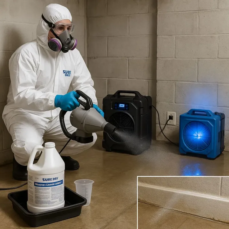 Sanitization and Odor Removal process in Waldwick, NJ